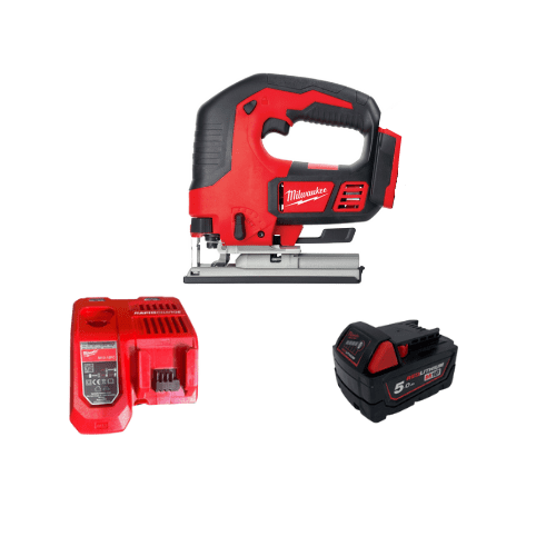 מסור אנכי 18V | סוללה 5HA ומטען | Milwaukee | 18MBJS