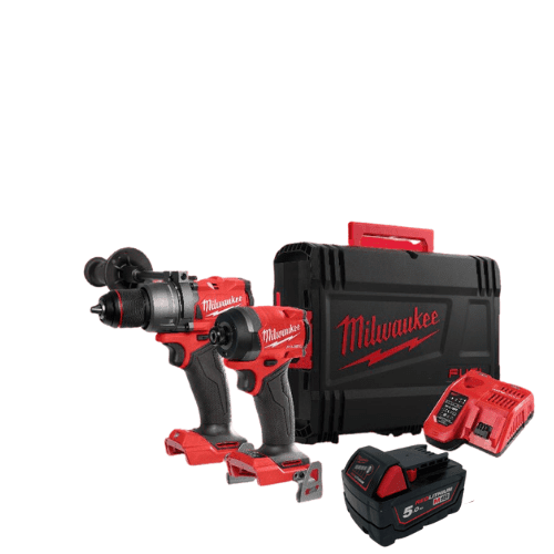 סט מברגות | סוללה 5HA מטען | Milwaukee | M18FPP2A3