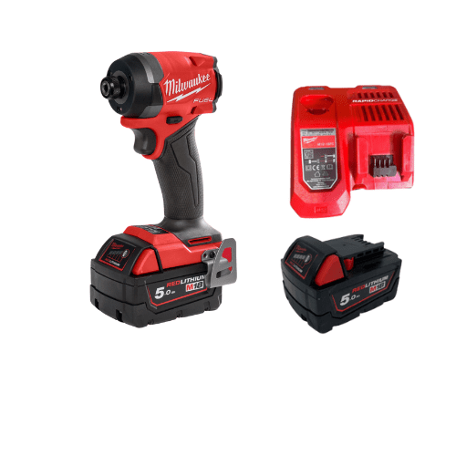 אימפקט | סוללות5HA ומטען | Milwaukee | M18FID3