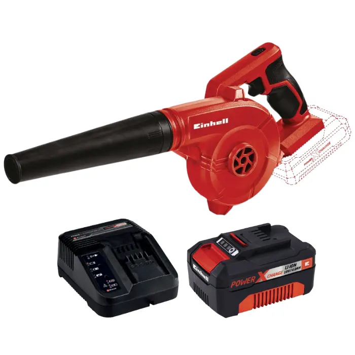 מפוח 18V | סוללה 4AH ומטען | Einhell | 3408001
