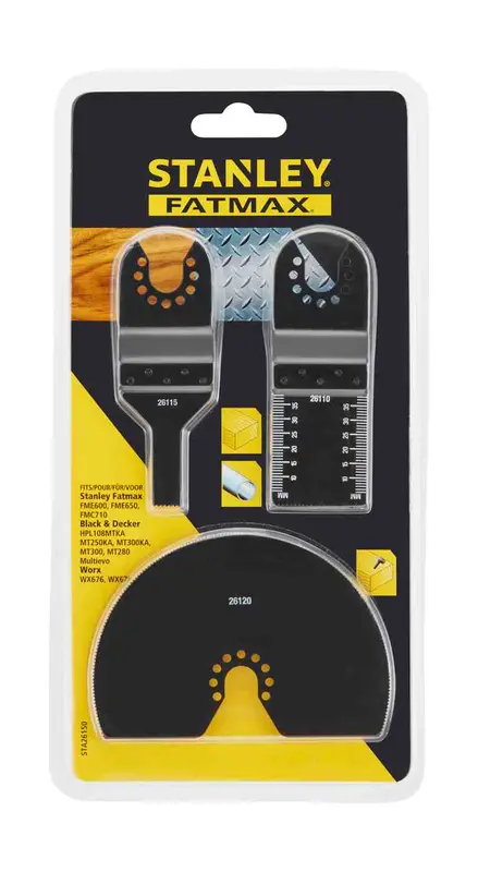 סט 3 יח';'; למולטיטול 26110/26115/26120 STANLEY