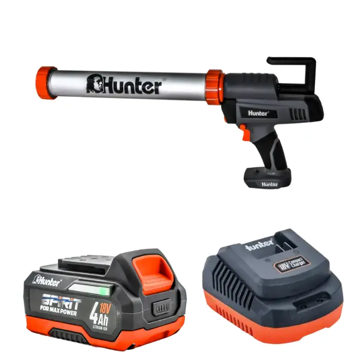 אקדח סיכה נטען 18V | סוללה 4AH ומטען | HUNTER | 101812-015