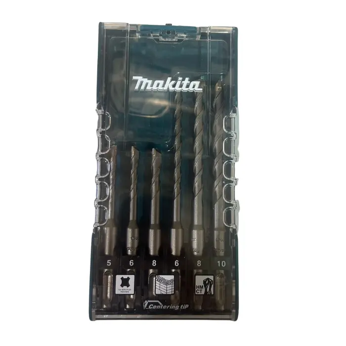 סט מקדחים לבטון SDS-PLUS (6 חלקים) | MAKITA | E-15730