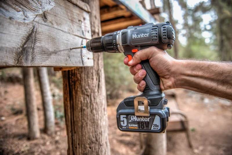 Hunter - 100311-006 - 18V מברגה רוטטת קודחת גוף בלבד (1)