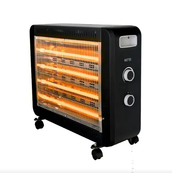 תנור חימום מעוצב ענק 4+;2 שחור MATRIX Milano