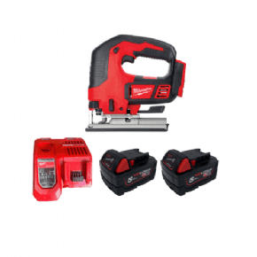 מסור אנכי 18V | שתי סוללות 5HA ומטען | Milwaukee | 18MBJS