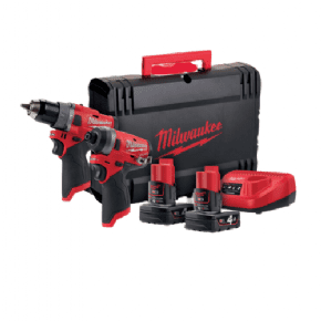 סט מברגות | שתי סוללות 4HA מטען | Milwaukee | M12FPP2A2