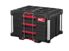 ארגז מגירות 3 מגירות מסדרת milwaukee | 4932472130 | PACKOUT