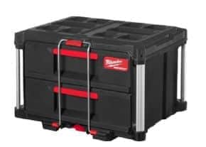 ארגז מגירות 2 מגירות מסדרת milwaukee | 4932472130 | PACKOUT