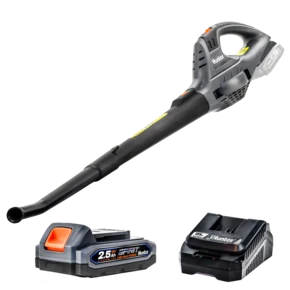 מפוח עלים נטען 18V - סוללה 2.5 Ah | מטען 3A