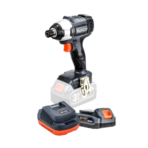 מברגת אימפקט נטענת Brushless 18V+סוללה 2.5Ah+מטען HUNTER