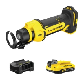 משור גבס נטען 20V STANLEY + סוללה 2Ah ומטען