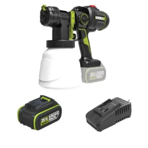 אקדח ריסוס צבע נטען 20V + סוללה 4Ah ומטען WORX