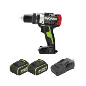 מברגת פוטר 150NM WORX + שתי סוללות 4Ah ומטען