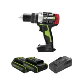 מברגת פוטר 150NM WORX + שתי סוללות 2Ah ומטען