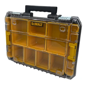 ארגז אחסון מודולרי DeWALT TSTAK V עם מכסה שקוף DWST17805
