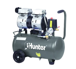קומפרסור שקט ללא שמן Hunter | 25L