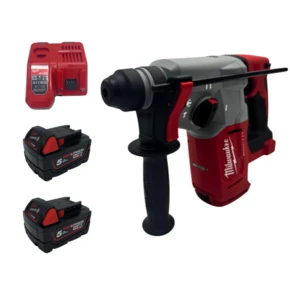 פטישון נטען קומפקטי מילווקי 18V +שתי סוללות 5Ah ומטען