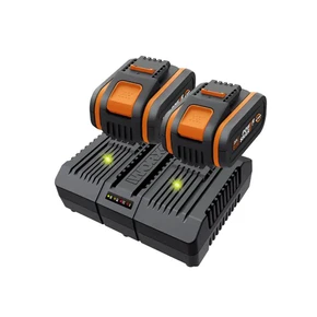 מטען כפול וסוללות WORX| WA3611 | 4AHX2 | 20V