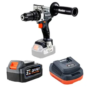 מקדחה 18V | סוללה 3HA ומטען | Hunter| 100315-001
