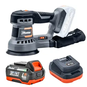 מלטשת 18V | סוללה 4AH ומטען | Hunter | 100502-002