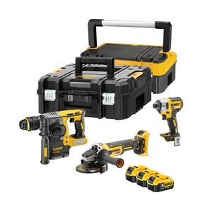 סט 3 כלים 18V | סוללות 5Ah ומטען בארגז | DEWALT | DCK305P3T