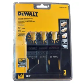 סט 3 להבים למולטיטול 2 ברזל ו-1 לעץ | DeWALT | DWAO3PCSET