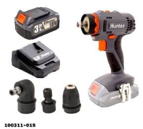 מברגה מודולרית נטענת 4IN1+סוללה 3Ah+מטען 3A+תיק HUNTER